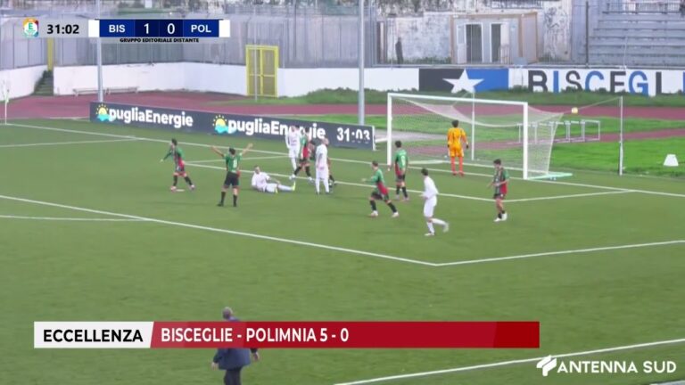 21 DICEMBRE 2025 – ECCELLENZA: BISCEGLIE –  POLIMNIA 5 – 0