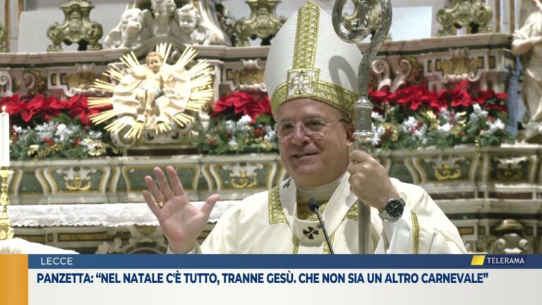 Panzetta: “Nel Natale c’è tutto, tranne Gesù. Che non sia un altro carnevale”