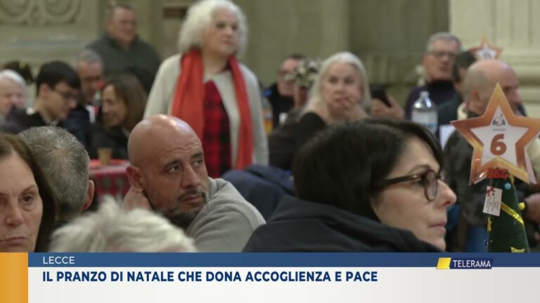 Il pranzo di Natale che dona accoglienza e pace