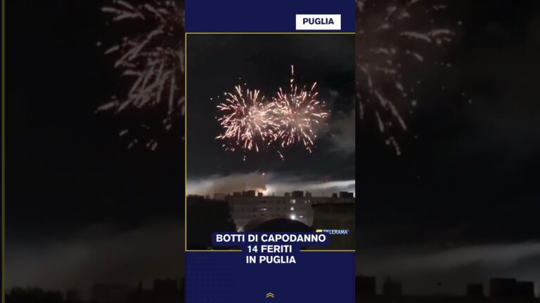 Botti di Capodanno, 14 feriti