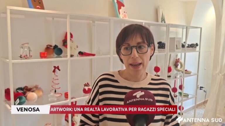 05 GENNAIO 2026 – VENOSA / ARTWORK: UNA REALTÀ LAVORATIVA PER RAGAZZI SPECIALI