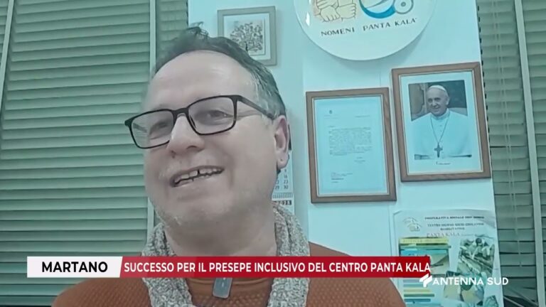 06 GENNAIO 2026   MARTANO LE   SUCCESSO PER IL PRESEPE INCLUSIVO DEL CENTRO PANTA KALA