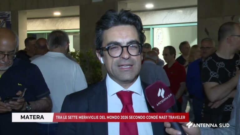 08 GENNAIO 2026   MATERA   TRA LE SETTE MERAVIGLIE DEL MONDO 2026 SECONDO CONDÉ NAST TRAVELER