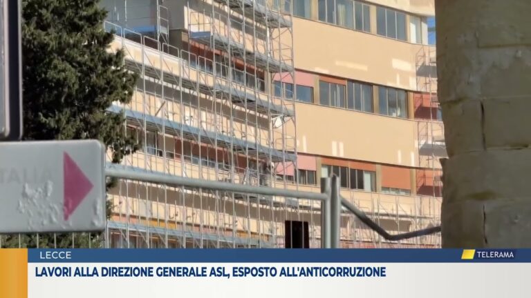 Lavori alla Direzione Generale ASL, esposto all’Anticorruzione