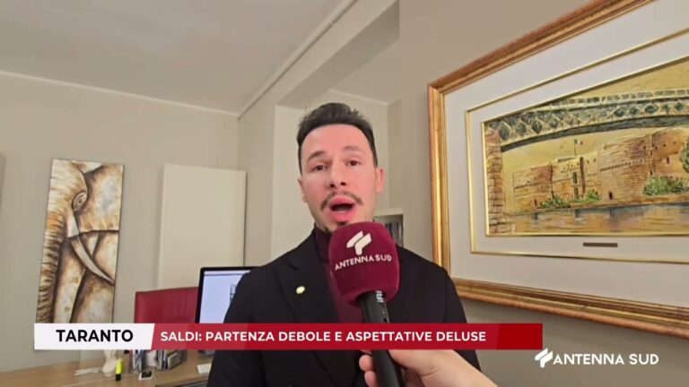 08 GENNAIO 2026   TARANTO    SALDI    PARTENZA DEBOLE E ASPETTATIVE DELUSE