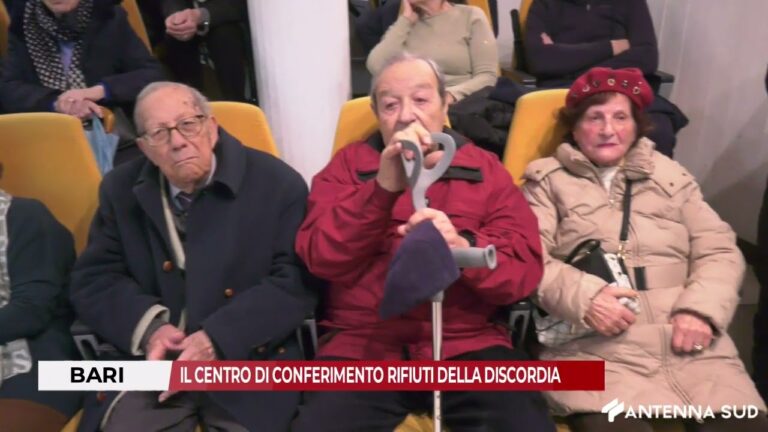 8 GENNAIO 2026 – BARI, IL CENTRO DI CONFERIMENTO RIFIUTI DELLA DISCORDIA