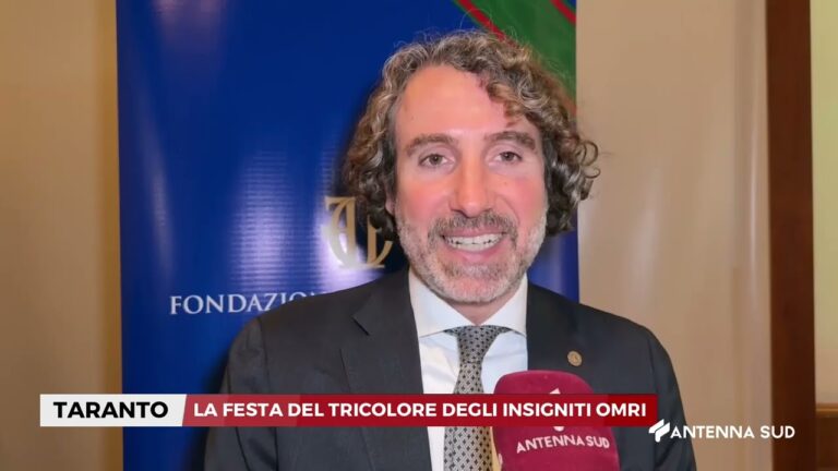 11 GENNAIO 2026 – TARANTO – LA FESTA DEL TRICOLORE DEGLI INSIGNITI OMRI