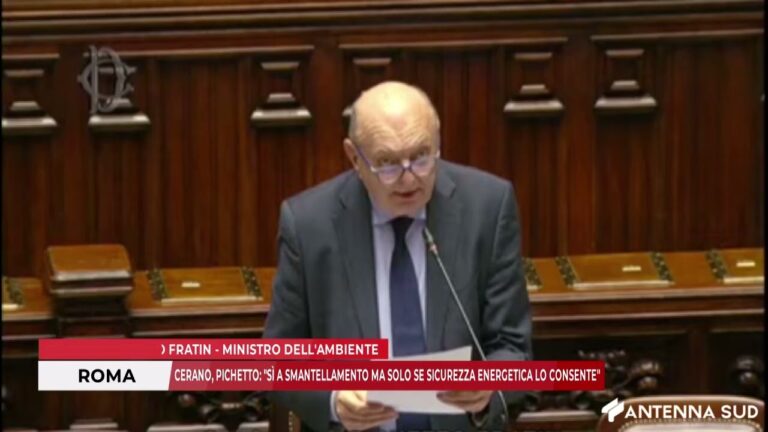 14 GENNAIO 2026 – CERANO, PICHETTO: “SÌ A SMANTELLAMENTO SE SICUREZZA ENERGETICA LO CONSENTE”