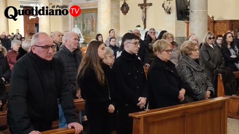 Brindisi, i funerali di Zantonini, vigilante morto a Cortina