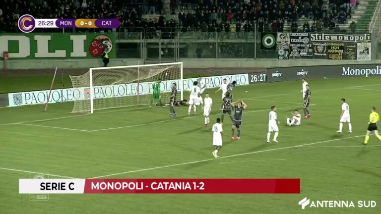 18 GENNAIO 2026 – SERIE C: MONOPOLI – CATANIA 1-2