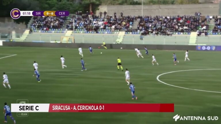 18 GENNAIO 2026 – SERIE C. SIRACUSA – AUDACE CERIGNOLA 0-1