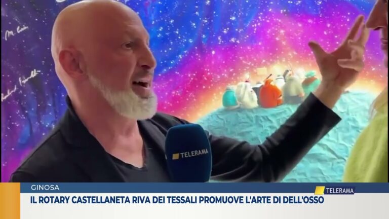 Il Rotary Castellaneta Riva dei Tessali promuove l’arte di Dell’Osso