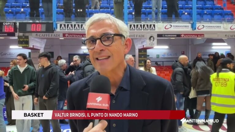 20 GENNAIO 2026   BASKET   VALTUR BRINDISI, IL PUNTO DI NANDO MARINO