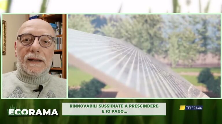 ECORAMA PUNTATA DEL 23 GENNAIO 2026   RINNOVABILI SUSSIDIATE A PRESCINDERE.  E IO PAGO…