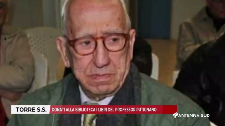 25 GENNAIO 2026   TORRE SANTA SUSANNA BR   DONATI ALLA BIBLIOTECA I LIBRI DEL PROFESSOR PUTIGNANO