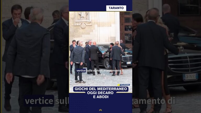 GIOCHI DEL MEDITERRANEOOGGI DECARO E ABODI