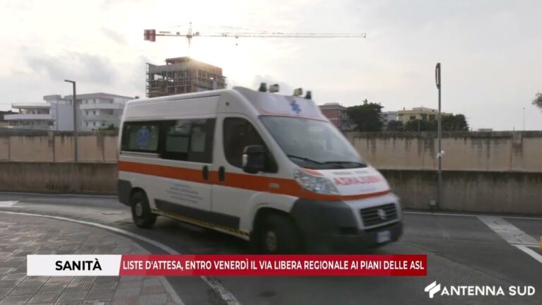 27 GENNAIO 2026 – LISTE D’ATTESA, ENTRO VENERDÌ IL VIA LIBERA REGIONALE AI PIANI DELLE ASL