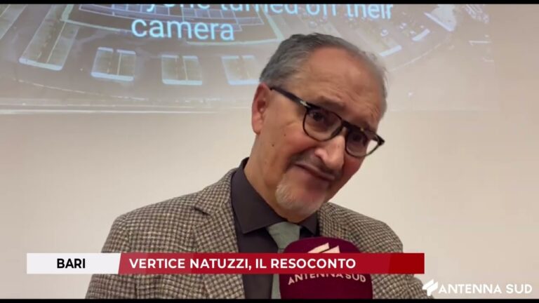 27 GENNAIO 2026 – BARI: VERTICE NATUZZI, IL RESOCONTO