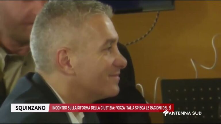 31 GENNAIO 2026 – SQUINZANO (LE) – RIFORMA DELLA GIUSTIZIA: FORZA ITALIA SPIEGA LE RAGIONI DEL SI