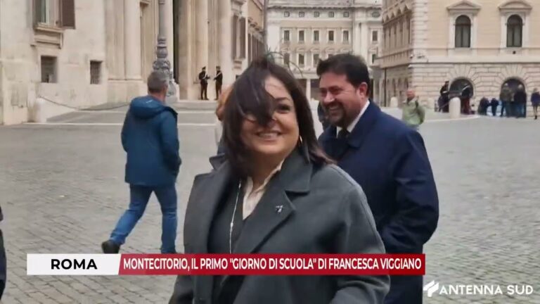 3 FEBBRAIO 2026 -MONTECITORIO, IL PRIMO GIORNO DI SCUOLA DI FRANCESCA VIGGIANO
