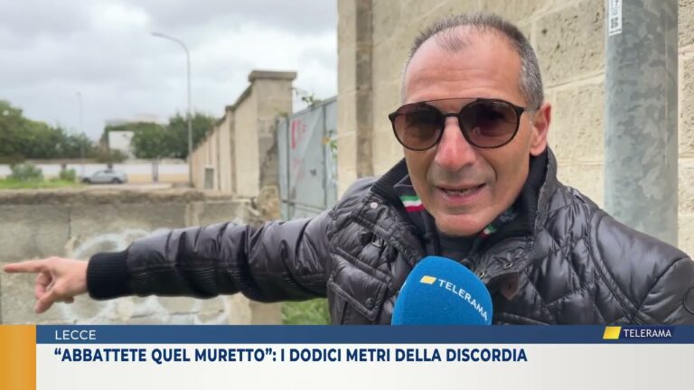 “Abbattete quel muretto”: i dodici metri della discordia
