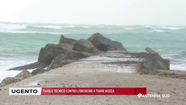 04 FEBBRAIO 2026 – UGENTO(LE) – TAVOLO TECNICO CONTRO L’EROSIONE A TORRE MOZZA