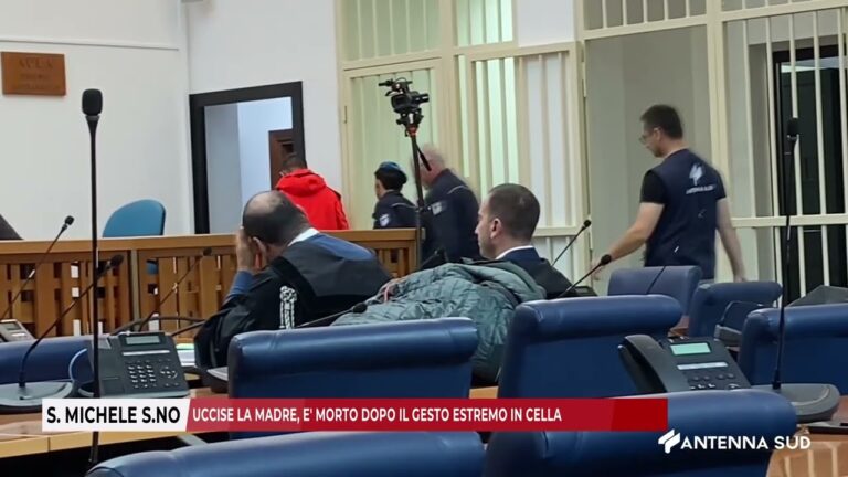 03 FEBBRAIO 2026   SAN MICHELE SALENTINO   UCCISE LA MADRE    E’ MORTO DOPO IL GESTO ESTREMO IN CELL