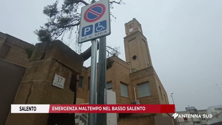 05 FEBBRAIO 2026   SALENTO   EMERGENZA MALTEMPO NEL BASSO SALENTO