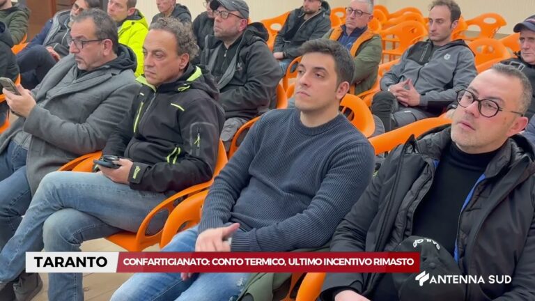 05 FEBBRAIO 2026   TARANTO   CONFARTIGIANATO, CONTO TERMICO, ULTIMO INCENTIVO RIMASTO