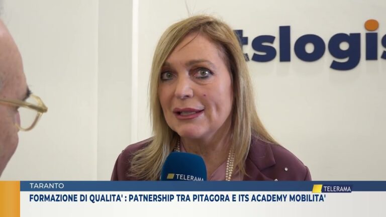 TARANTO FORMAZIONE DI QUALITA’ : PATNERSHIP TRA PITAGORA E ITS ACADEMY MOBILITA’