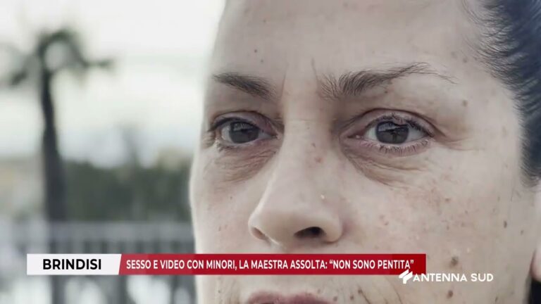 05 FEBBRAIO 2026   BRINDISI   SESSO E VIDEO CON MINORI, LA MAESTRA ASSOLTA   ‘NON SONO PENTITA