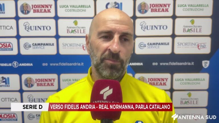 7 FEBBRAIO 2026 – SERIE D: VERSO FIDELIS ANDRIA – REAL NORMANNA, PARLA CATALANO