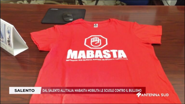 07 FEBBRAIO 2026 – SALENTO – DAL SALENTO ALL’ITALIA: MABASTA MOBILITA LE SCUOLE CONTRO IL BULLISMO
