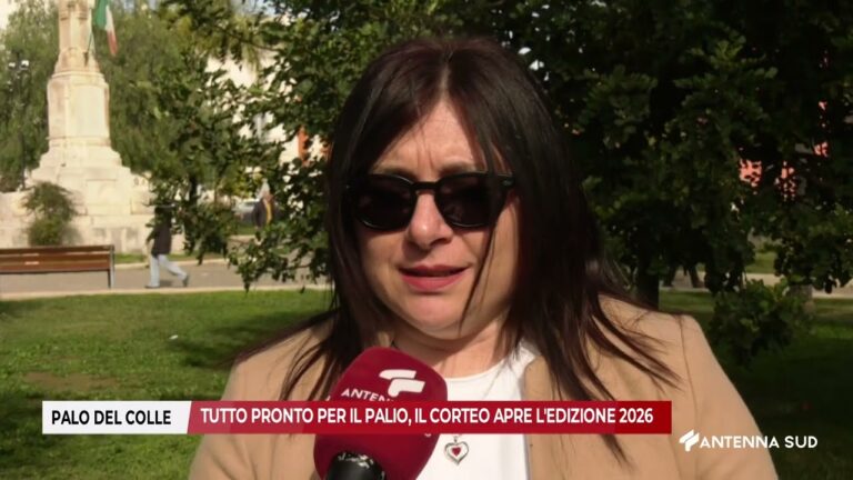 8 FEBBRAIO 2026 – PALO DEL COLLE: TUTTO PRONTO PER IL PALIO, IL CORTEO APRE L’EDIZIONE 2026