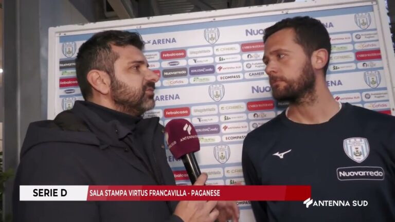08 FEBBRAIO 2026   SERIE D   SALA STAMPA VIRTU FRANCAVILLA PAGANESE CON MISTER TARTAGLIA