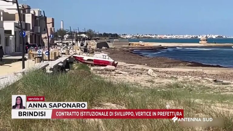 10 FEBBRAIO 2026 – BRINDISI – CONTRATTO ISTITUZIONALE DI SVILUPPO, VERTICE IN PREFETTURA