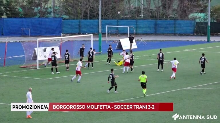 8 FEBBRAIO 2026 – PROMOZIONE GIRONE A: BORGOROSSO MOLFETTA –    SOCCER TRANI 3-2