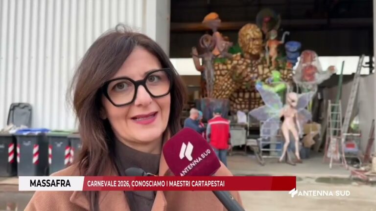10 FEBBRAIO 2026 MASSAFRA TA SPECIALE ANTENNA SUD CARNEVALE 2026, CONOSCIAMO I MAESTRI CARTAPESTAI