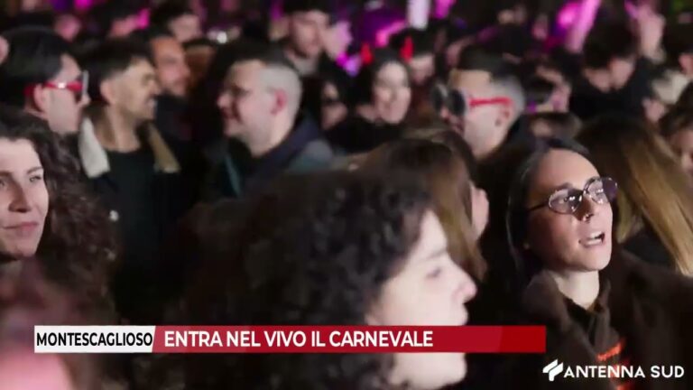 10 FEBBRAIO 2026 – MONTESCAGLIOSO, ENTRA NEL VIVO IL CARNEVALE