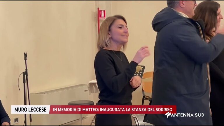 10 FEBBRAIO 2026 – MURO LECCESE (LE) – IN MEMORIA DI MATTEO: INAUGURATA LA STANZA DEL SORRISO