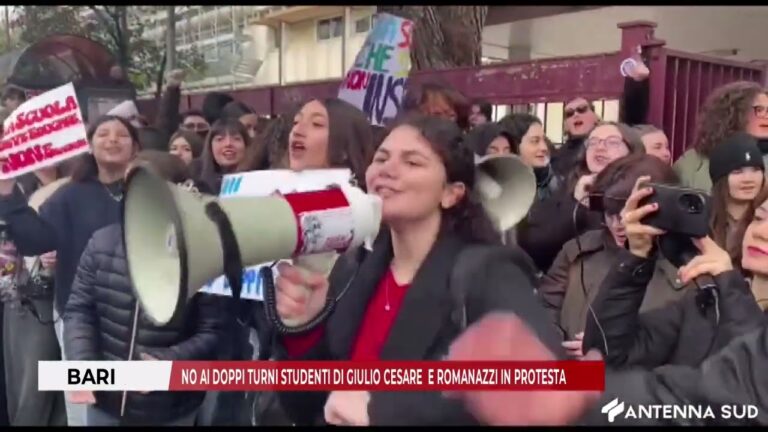 9 FEBBRAIO 2026 – BARI: NO AI DOPPI TURNI, STUDENTI DI GIULIO CESARE E ROMANAZZI IN PROTESTA