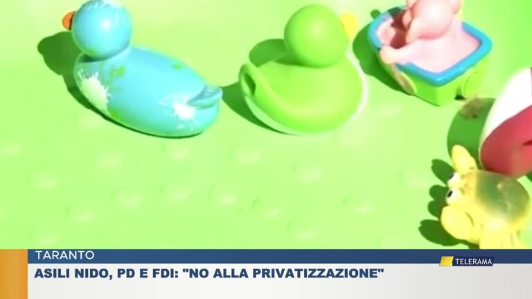 Taranto, asili nido, PD e FDI: ” no alla privatizzazione”
