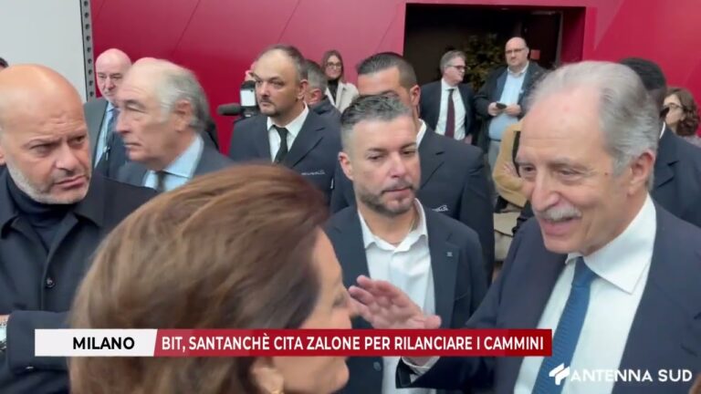 11 FEBBRAIO 2026 – MILANO: BIT, SANTANCHÈ CITA ZALONE PER RILANCIARE I CAMMINI