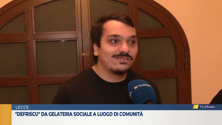 “Defriscu” da gelateria sociale a luogo di comunità