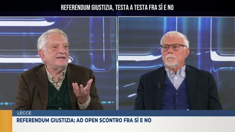 Referendum giustizia: ad Open scontro fra sì e no