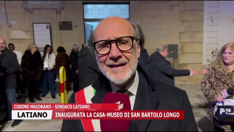 LATIANO, INAUGURATA LA CASA MUSEO DI SAN BARTOLO LONGO