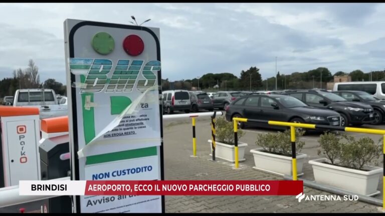 11 FEBBRAIO 2026   BRINDISI   AEROPORTO, ECCO IL NUOVO PARCHEGGIO PUBBLICO