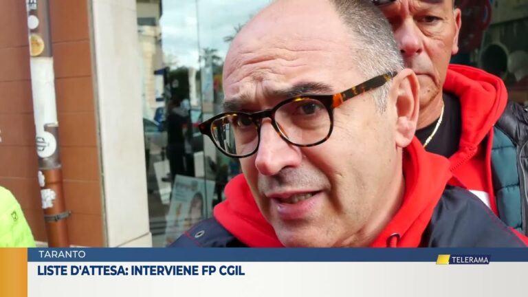 Taranto, liste d’attesa: interviene FP CGIL