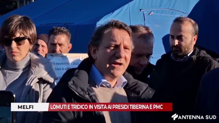 13 FEBBRAIO 2026 – MELFI, LOMUTI E TRIDICO IN VISITA AI PRESIDI TIBERINA E PMC