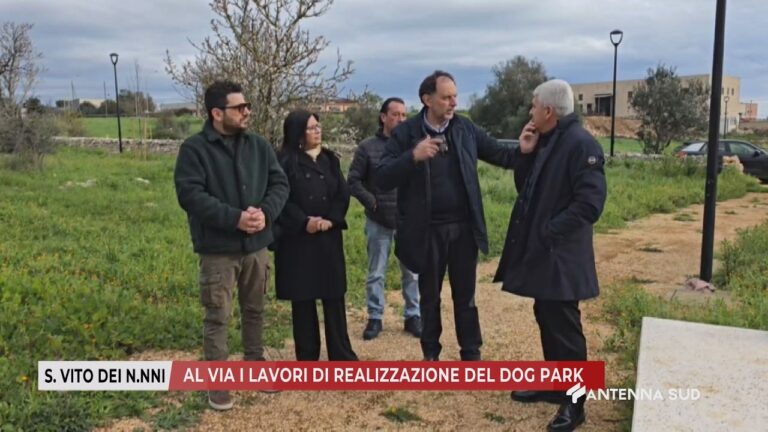 16 FEBBRAIO 2026 – SAN VITO DEI NORMANNI (BR) – AL VIA I LAVORI DI REALIZZAZIONE DEL DOG PARK